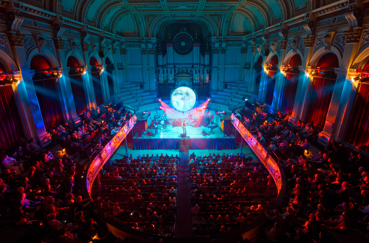 Huddersfield Town Hall with Nexo Geo